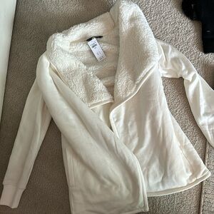 Abercrombie & Fitch cream jacket -new w/tags-Size S